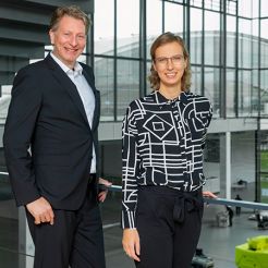 Kristian Jarmuschek & Olga Blaß (Foto: Messe Karlsruhe/Jürgen Rösner)