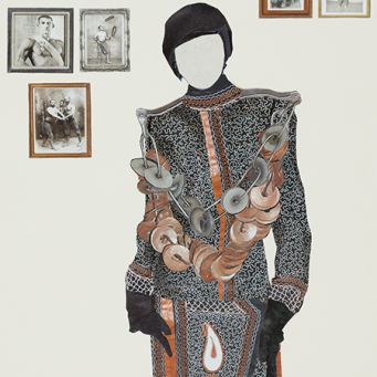 Mona Hakimi-SchülerMulti-bodies, Collagen, 2014, Foto: Michael Klaus