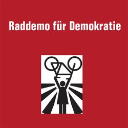 Raddemo für Demokratie