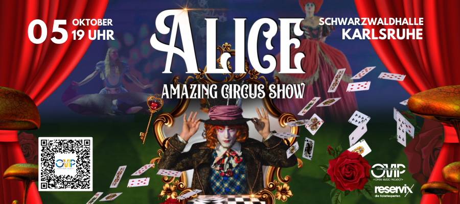WERBUNG: „Alice – Amazing Circus Show“ am Sa, 5.10.
