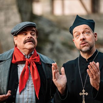 Don Camillo und Peppone (Foto: Lukas Tüg)