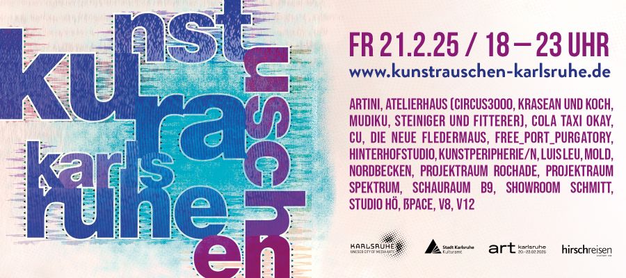 WERBUNG: Kunstrauschen – Die lange Nacht der Projekträume