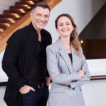 Raimondo Rebeck & Kristina Paulin (Foto: Arno Kohlem)