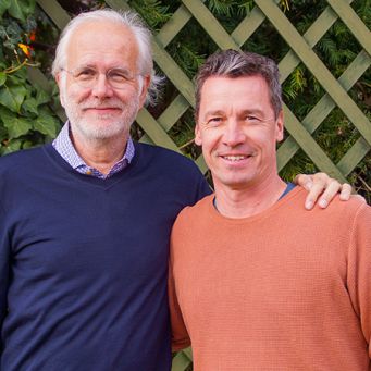 Harald Schmidt schwätzt mit Bernd Gnann (Foto: Nora Zimmer)