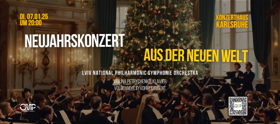 WERBUNG: Neujahrskonzert „Aus der Neuen Welt“ am Di, 7.1.